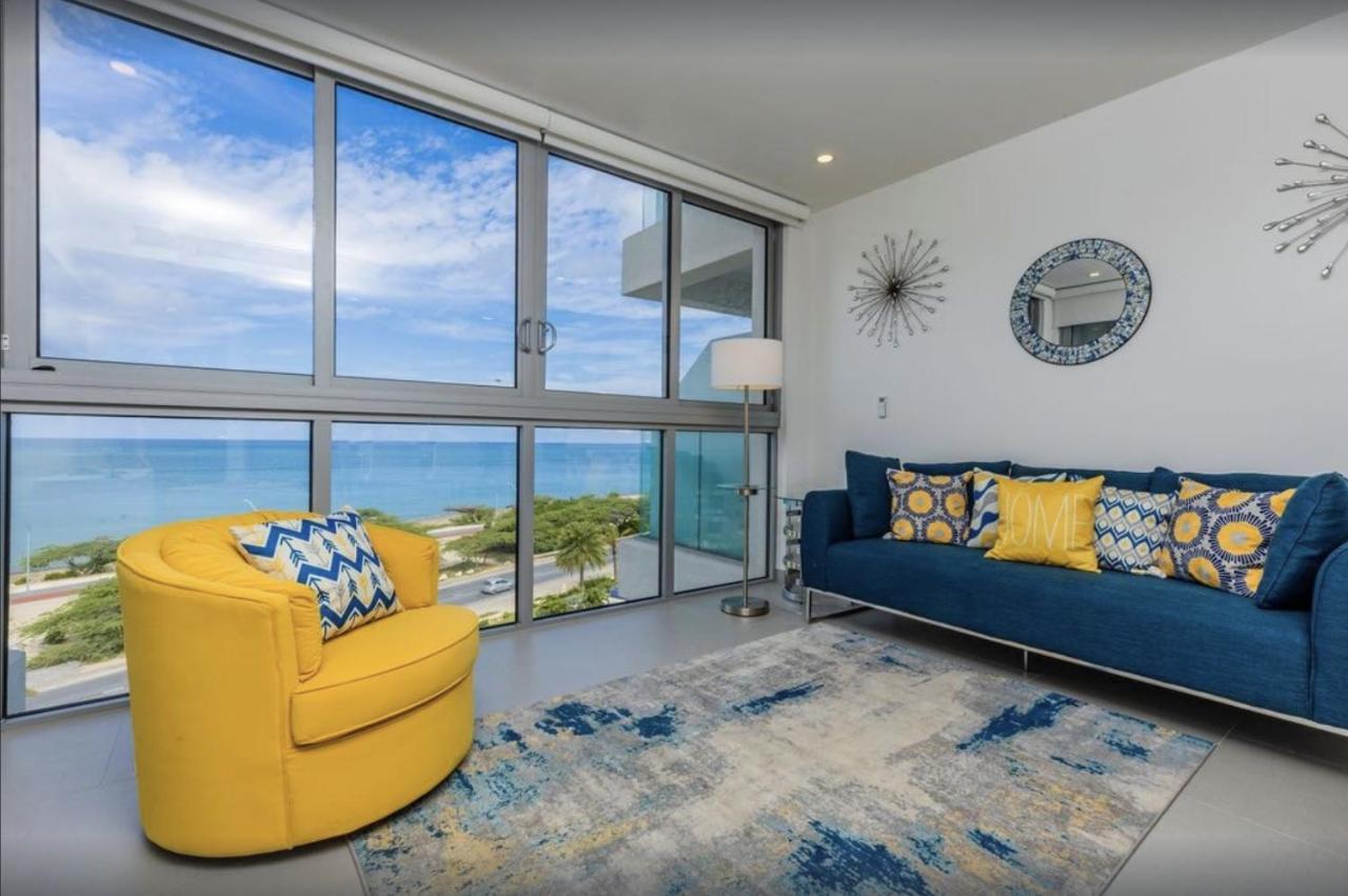 شاطئ بالم Breath Taking Beach Front Views Condo Eagle Beach المظهر الخارجي الصورة